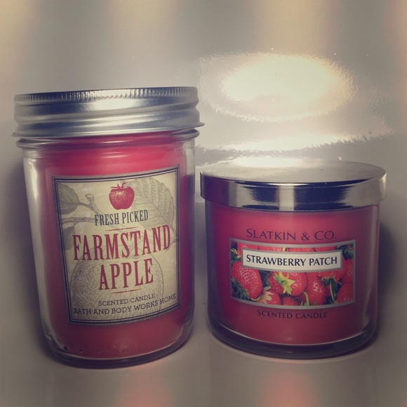 B&BW Candle pair: Farmstand Apple/Strawberry Patch