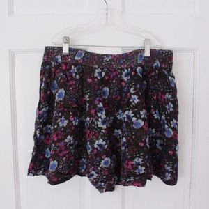 Free People Floral Skort