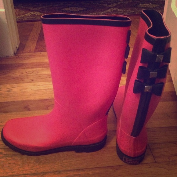 Pink Rain Boots
