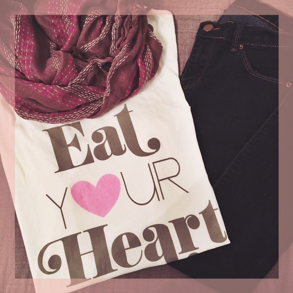 Wildfox "Eat Your Heart Out" Tee