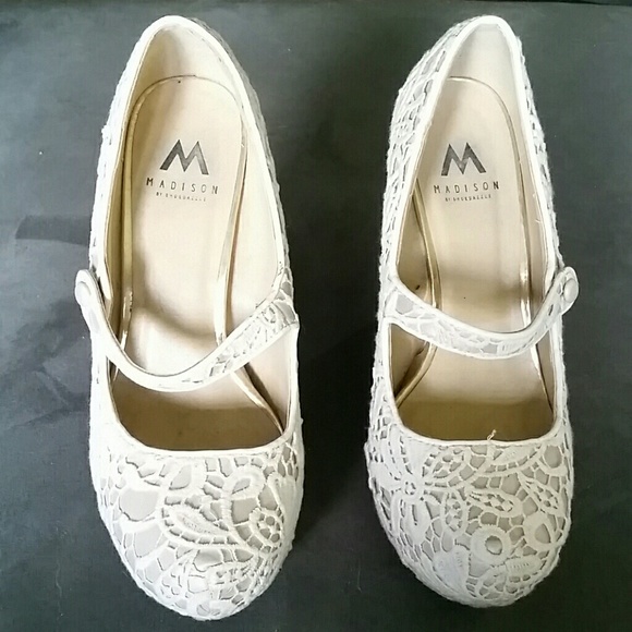 Shoes - Lace and cork wedges Shoes - Lace and cork wedges