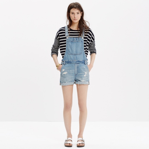 NWT MADEWELL ADIRONDACK SHORT OVERALLS
