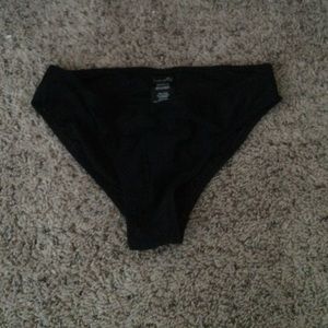 Black bikini bottoms