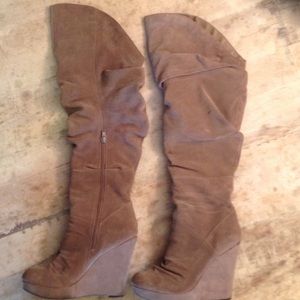 Over knee high boots