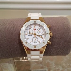 Michele Jelly Bean White Watch