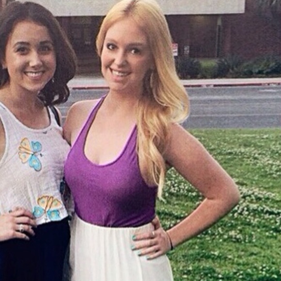 📍SOLD📍Free People purple racerback tank
