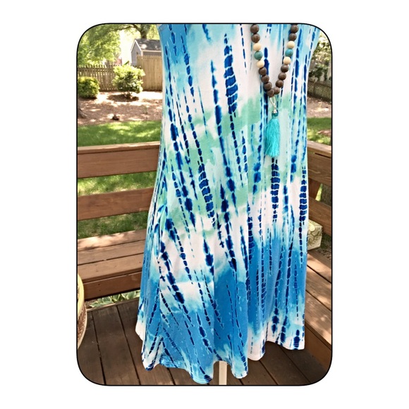 Stunning mint/turquoise swing dress $35 tonight 👠 - Picture 3 of 4