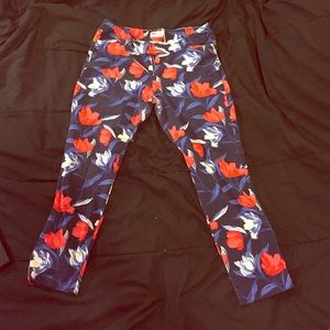 Nice floral cotton pants