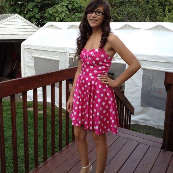 Modcloth Pink Traveling Cupcake Dress - Picture 2 of 5