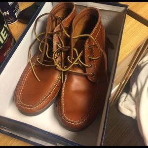 Men's Jcrew limited edition leather Chukka