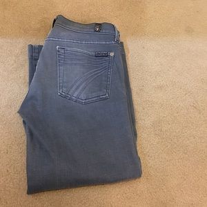 7FAM DOJO CROPPED JEANS 7FAM DOJO CROPPED JEANS