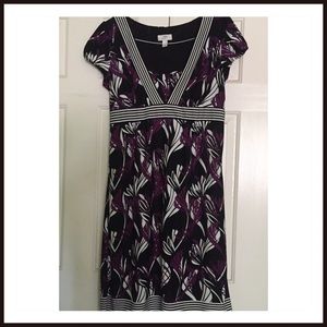 Purple designed Ann Taylor LOFT dress size 10