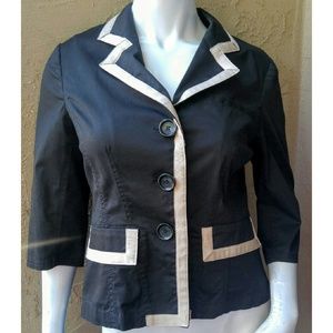 Michael Kors black cropped jacket