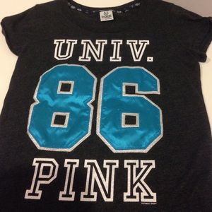 Pink athletic tee