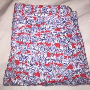 J CREW FLORAL JEANS 24