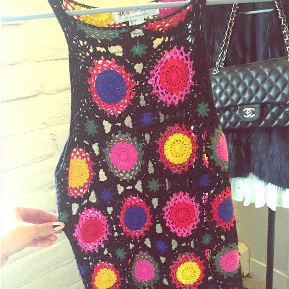 Sold out everywhere! H&M crochet coachella dress!