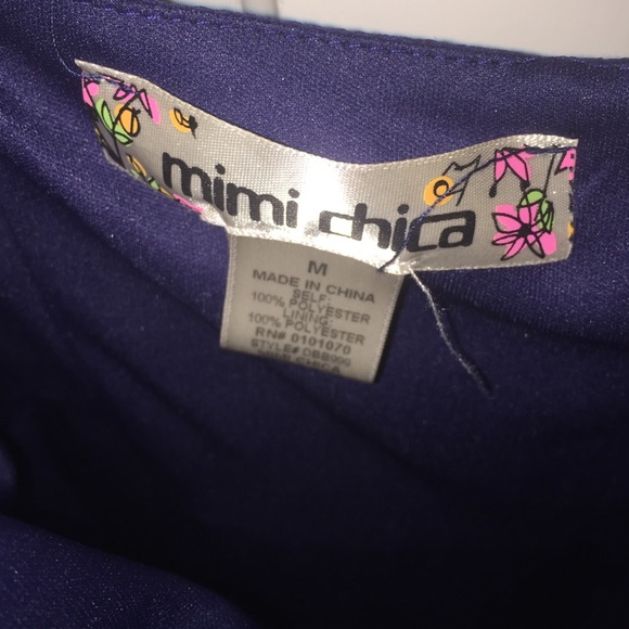 Navy and Aztec Mimi Chica dress - Picture 3 of 4