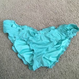 VS cheeky ruffle bathing suit bottoms