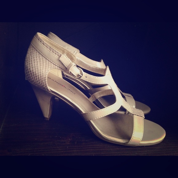 Strappy heeled sandals