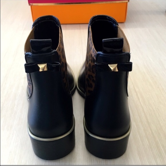 Kate Spade Leopard Rain Boots - Picture 3 of 4