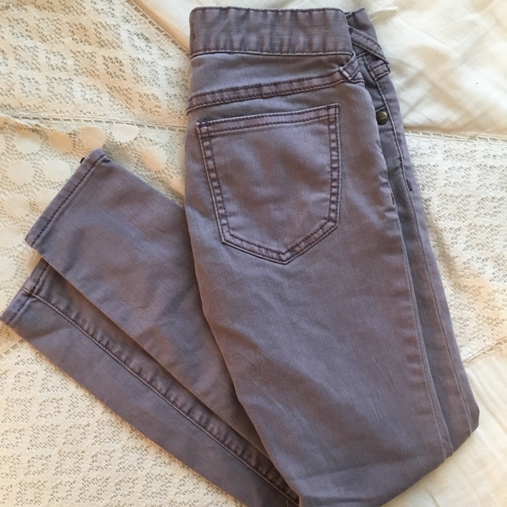 Mauve Colored Free People Skinny Jeans (24)