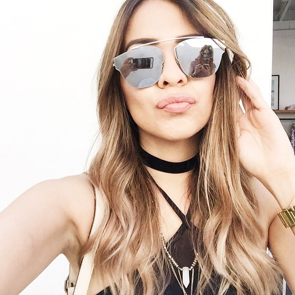 silver mirror sunglasses