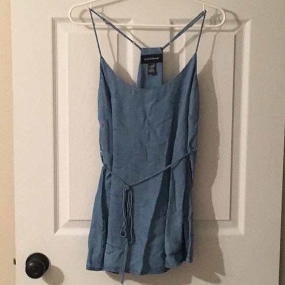 Jean maternity tank