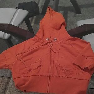 Cute Burnt Orange Crop Jacket!