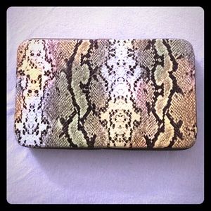 Faux Snake Skin Wallet