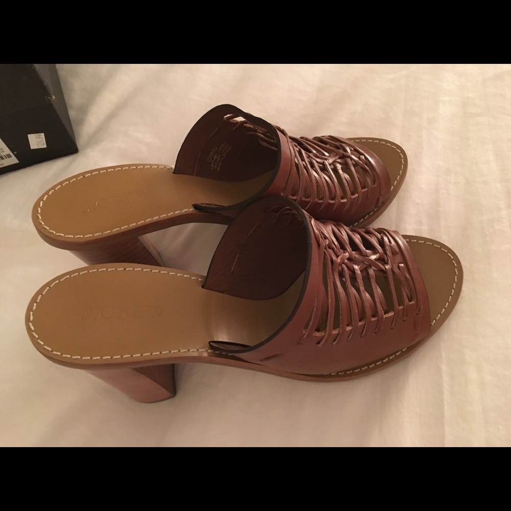 JCrew Marlow Huarache Mule Sandal