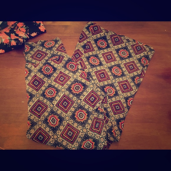 "70's Print" Flow Pants