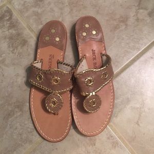 Jack Rogers Tan/Gold