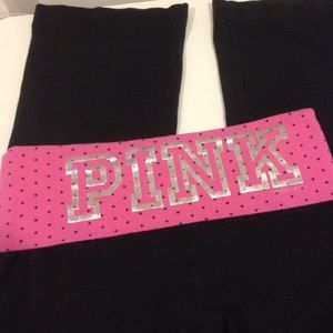 Pink yoga pants