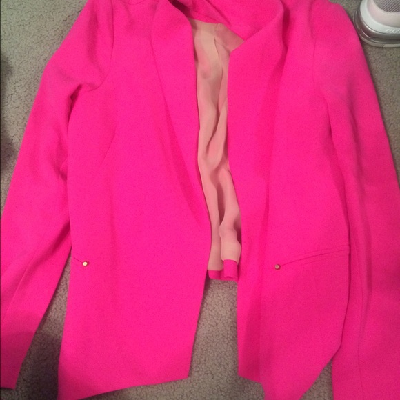 Hot pink blazer