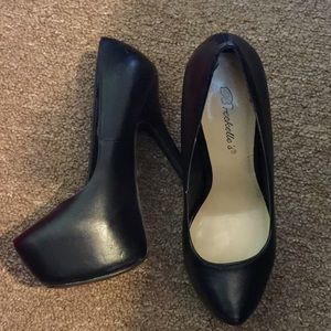 Black heels