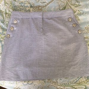 J. Crew Seer Sucker Skirt Size 4
