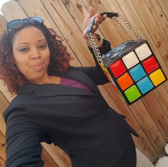 Rubicks Cube Handbag - Picture 3 of 4