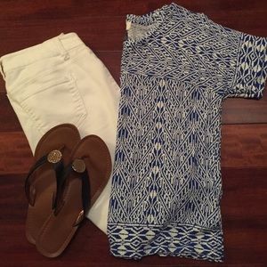 Old Navy Royal Blue printed top