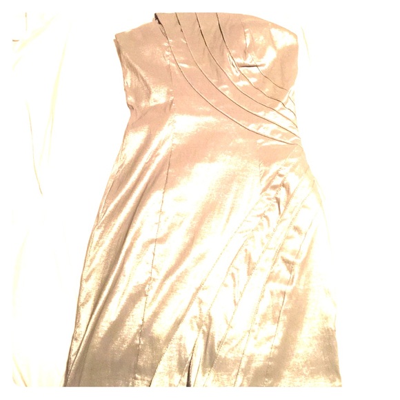 Silver Party Cocktail Dress