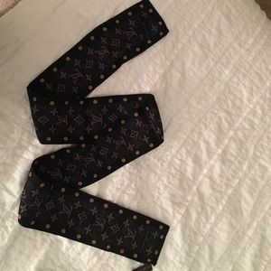 Louis Vuitton silk belt or scarf.