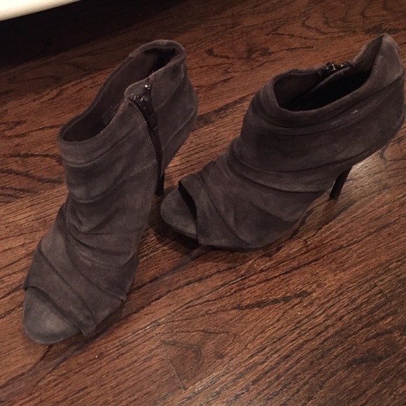 Suede Grey Booties - Picture 2 of 4