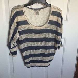 Striped long sleeve shirt
