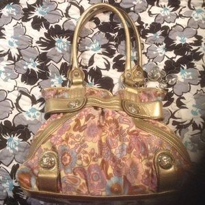 Kathy Van Zeeland floral print bag