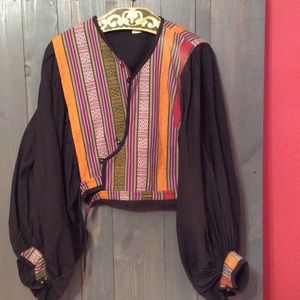 Vintage Aztec Print Jacket