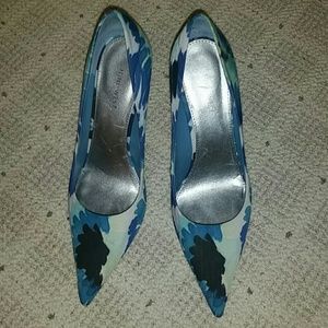 Nine West Floral Heels