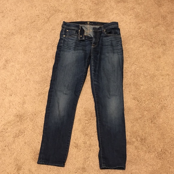 7 For All Mankind relaxed skinny jeans