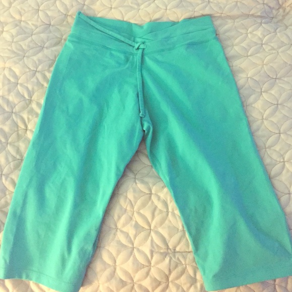 prAna mint green Capri yoga pants