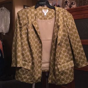 Olive green darling suit jacket
