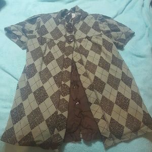 Short sleeve cardigan