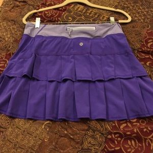 Purple tennis outfit